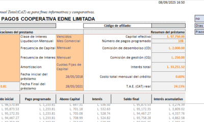 Costo Anual Total (CAT)